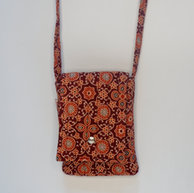 Load image into Gallery viewer, Ajrakh Printed Red Sling bag