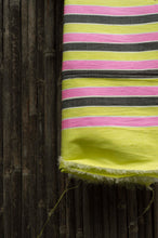 Load image into Gallery viewer, Chamakdhaari Neon Green-Pink-Black Bhagalpuri Silk Dupatta