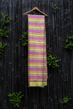 Load image into Gallery viewer, Chamakdhaari Orange-Pink-Golden Beige-Yellow Bhagalpuri Silk Dupatta