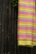 Load image into Gallery viewer, Chamakdhaari Orange-Pink-Golden Beige-Yellow Bhagalpuri Silk Dupatta
