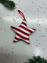 Load image into Gallery viewer, Mini Handmade Christmas Stars- Assorted Hangings ( Set of 5 )