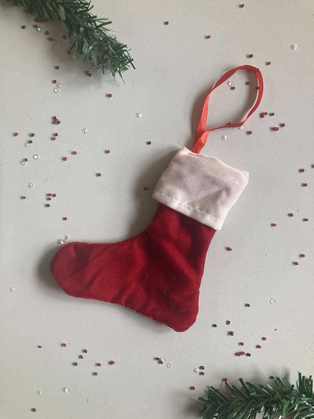 Christmas red & white classic christmas stockings