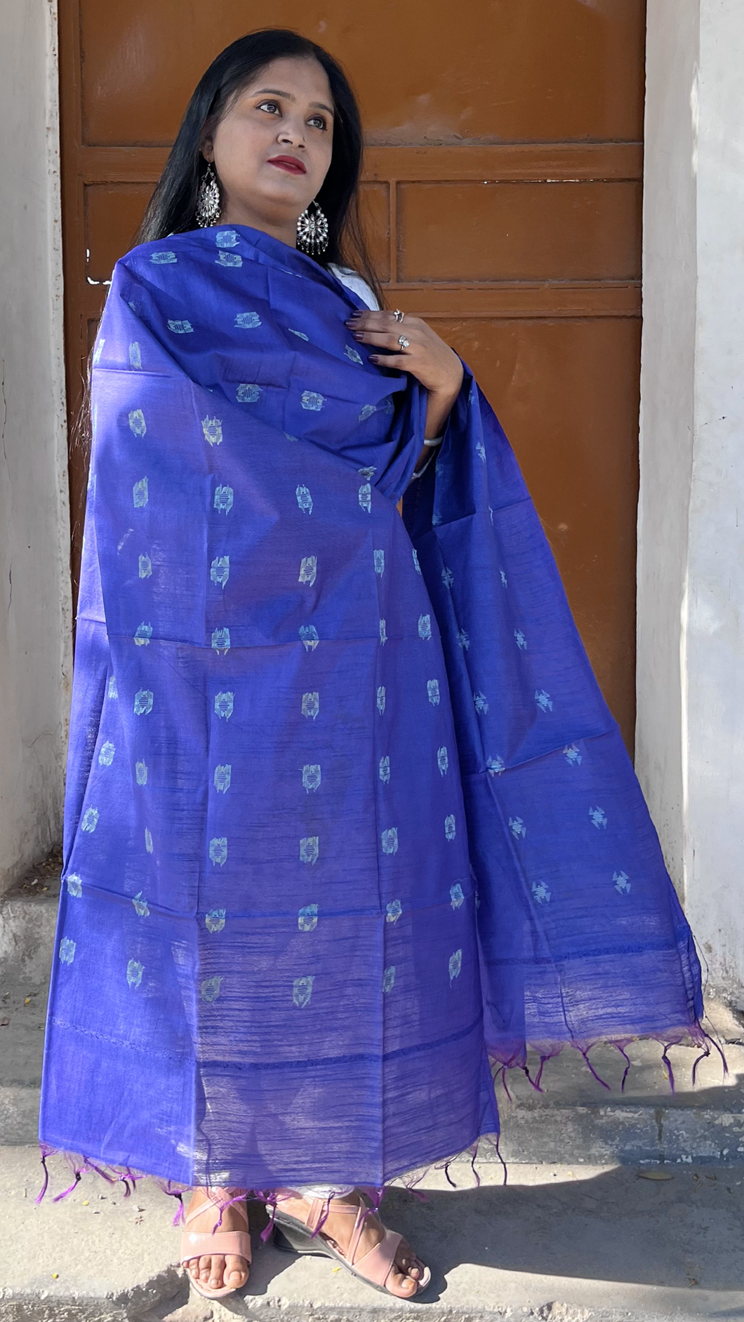 Purple Dupatta