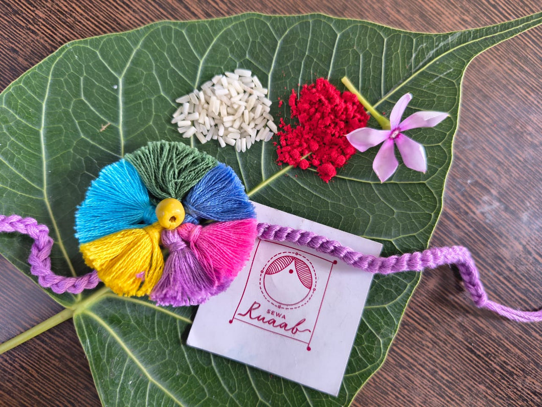 Tassel bead Rakhi
