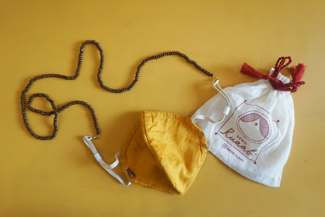 Ruaab Wooden Mask Chain
