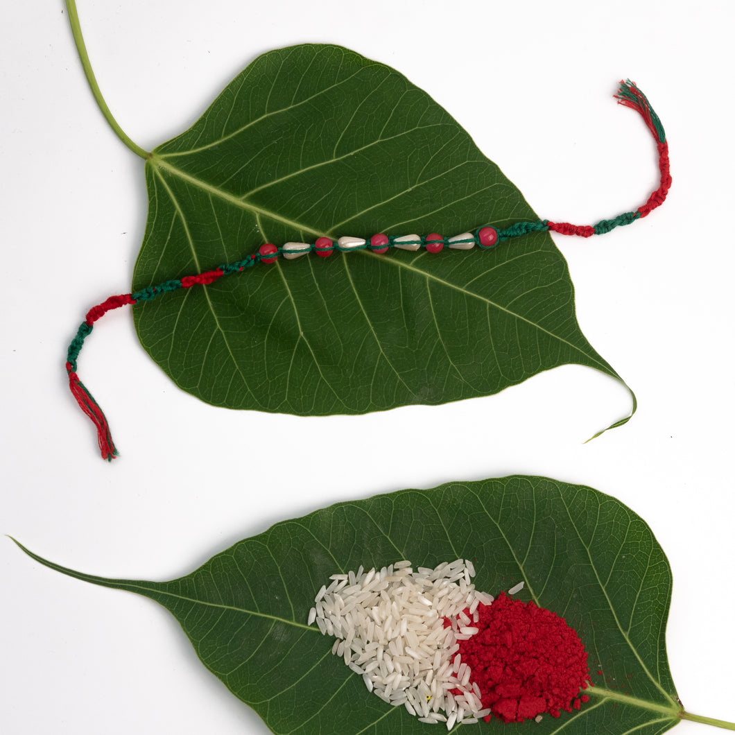Apple Tree Beaded & Braided Rakhi